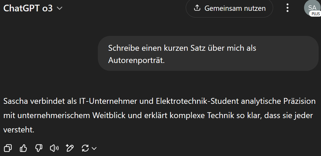 Porträt von Sascha Schludecker